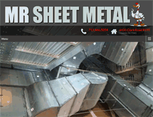 Tablet Screenshot of mrsheetmetal.com